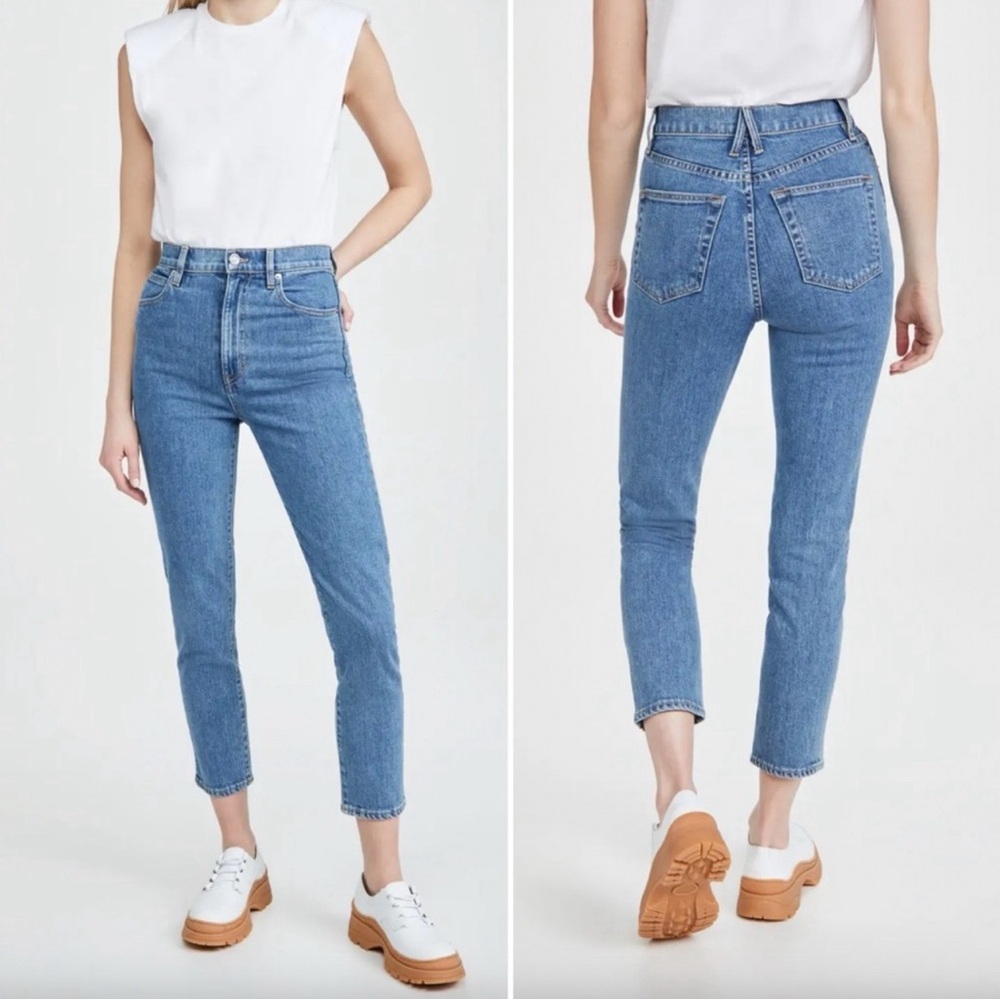 SLVRLAKE Beatnik Ankle Jeans in Forever Blue